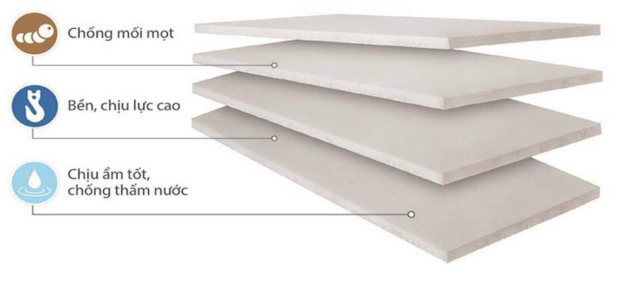 Ưu điểm của tấm cemboard
